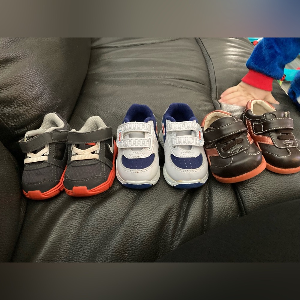 Lot of size 3 baby shoes